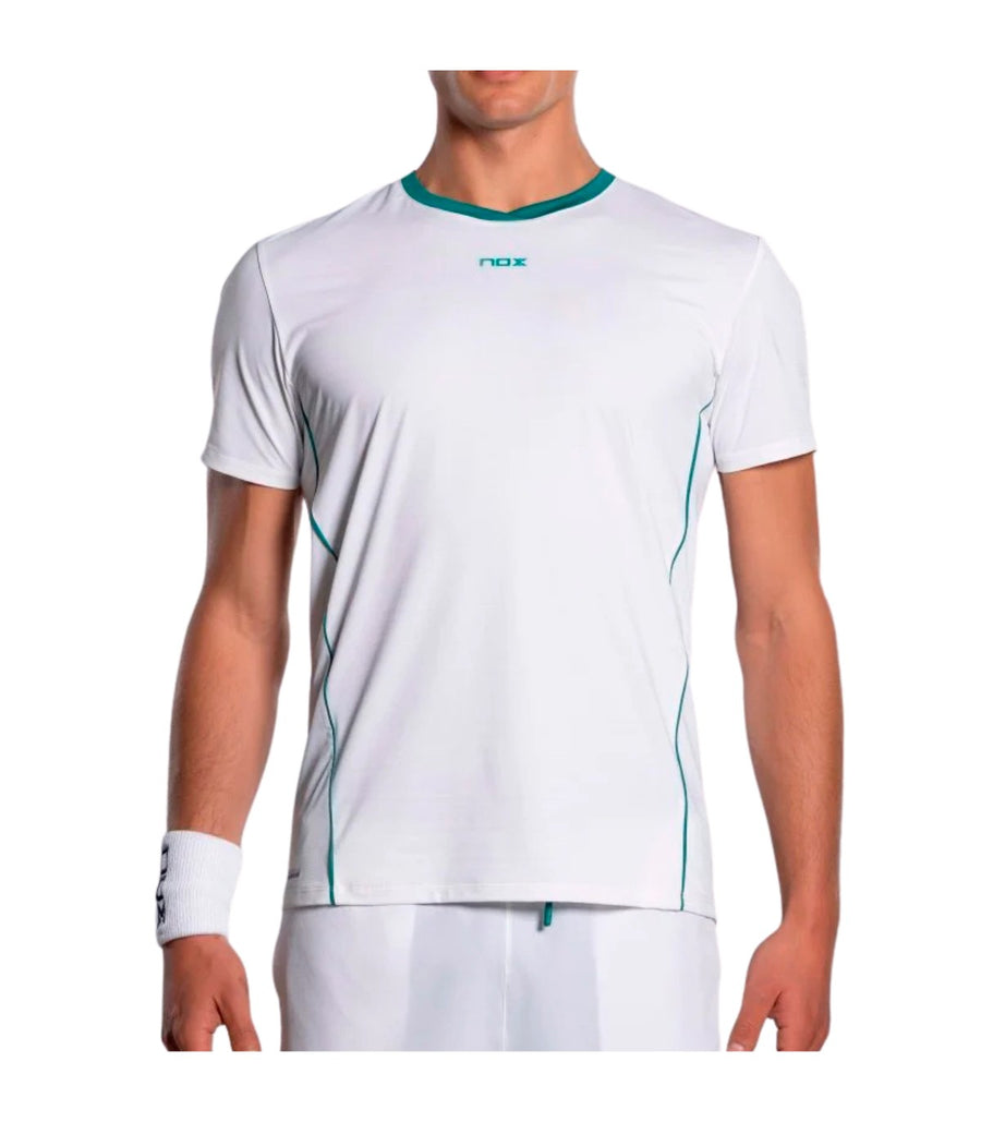 Maglietta Nox Pro Uomo Bianco Verde
