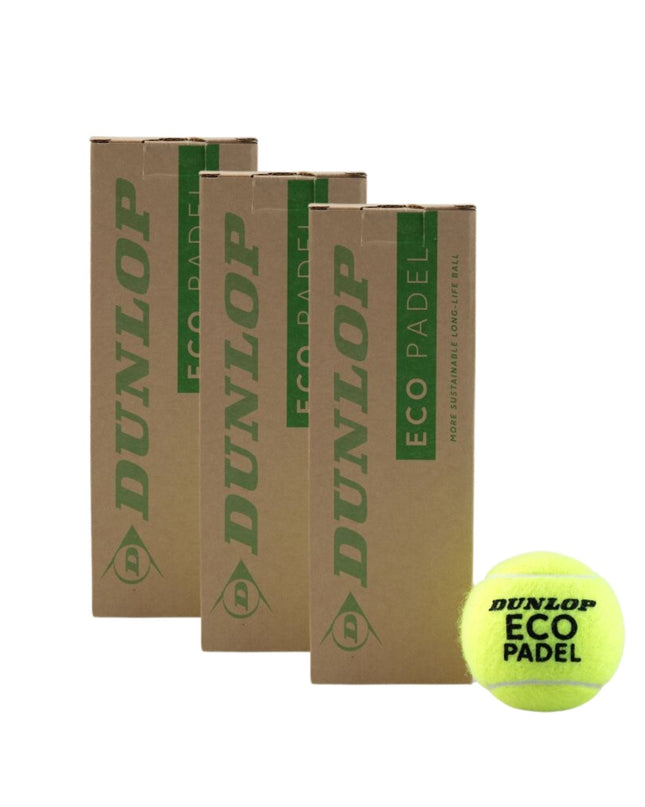3 confezioni di palline Dunlop Eco Padel