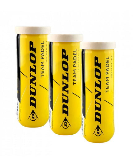3 confezioni di palline Dunlop Team Padel