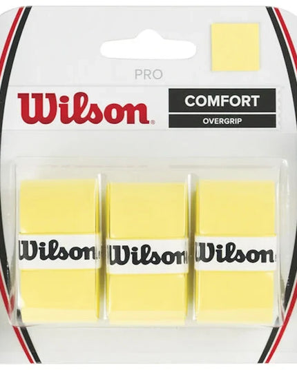 Pack 3 Overgrips Wilson Pro Comfort Yellow