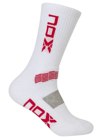 Calzini Nox Padel Bianchi e Rossi