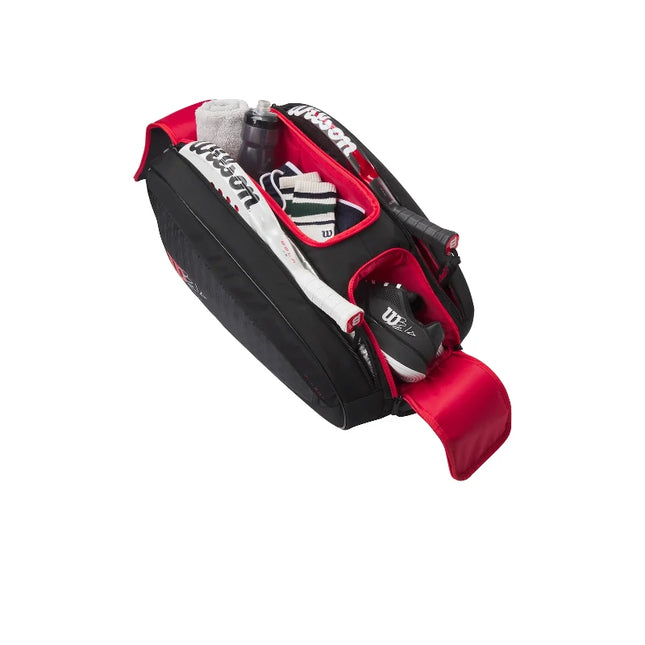 Wilson Bela V3 Padel Racket Bag Nero/Rosso
