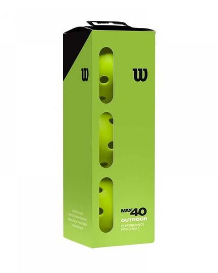 Wilson Pickleball Pack 3 unità Outdoor ACK Green