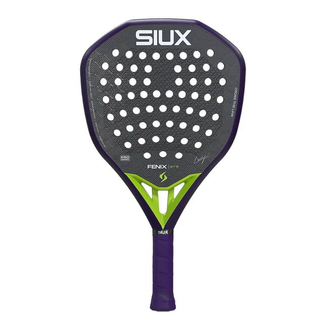 Siux Fenix Pro 2026 Glow Purple overgrip OMAGGIO