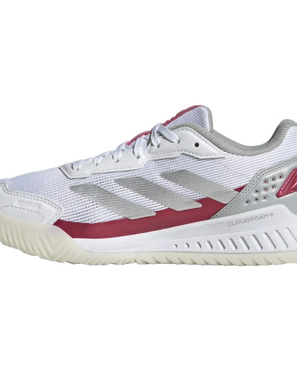 Adidas Courtquick Padel W Ftwr Bianco/Argento Met./Lucid Pink