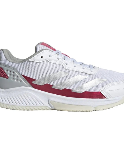 Adidas Courtquick Padel W Ftwr Bianco/Argento Met./Lucid Pink