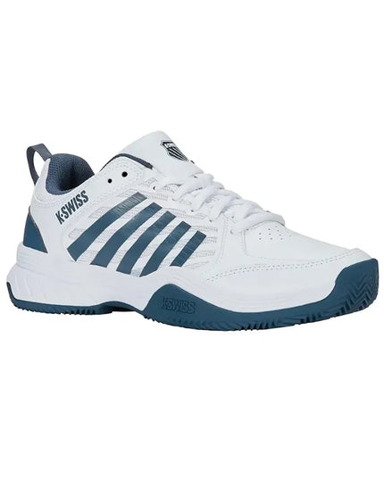 K-Swiss Men's Court Express 2 Clay White/Water Blue Sneakers