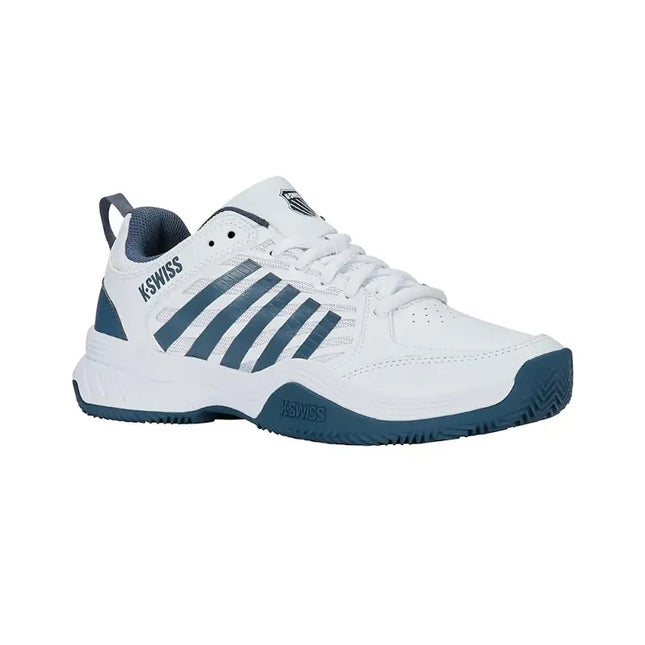 K-Swiss Men's Court Express 2 Clay White/Water Blue Sneakers
