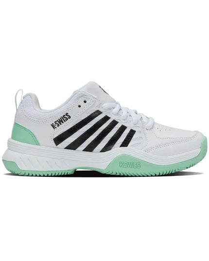 K-Swiss Women's Court Express 2 Scarpe Clay White/Mint