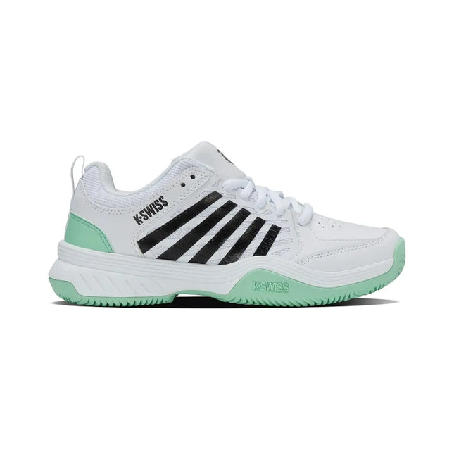 K-Swiss Women's Court Express 2 Scarpe Clay White/Mint