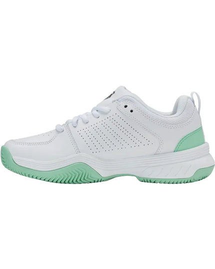 K-Swiss Women's Court Express 2 Scarpe Clay White/Mint