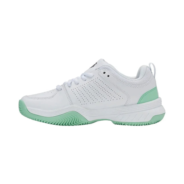 K-Swiss Women's Court Express 2 Scarpe Clay White/Mint