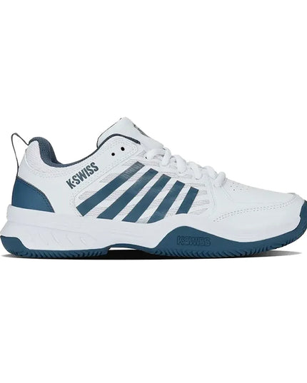 K-Swiss Men's Court Express 2 Clay White/Water Blue Sneakers