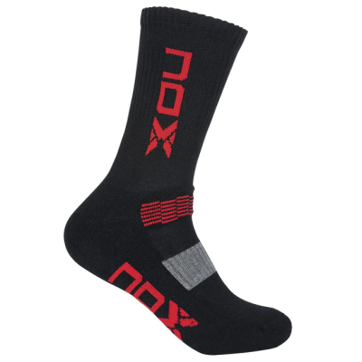 Calzini Nox Padel neri e rossi