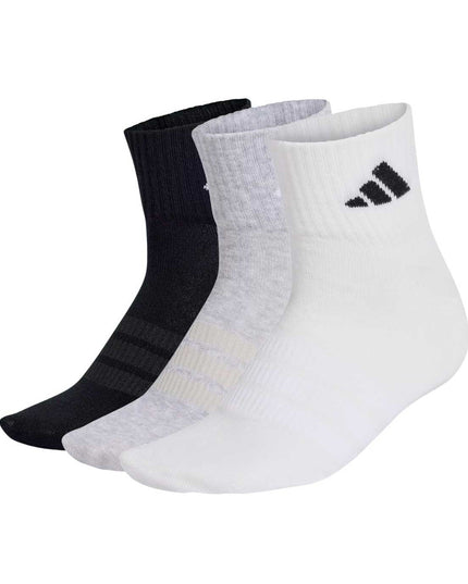 Calzini Adidas Alla Caviglia Sportswear Pack 3 Grigio Bianco Nero
