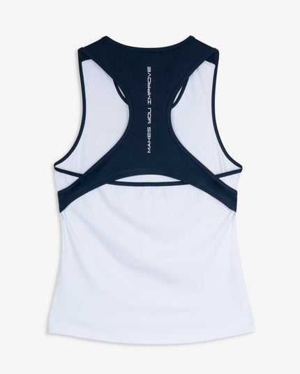 Canottiera Nox Femminile Bianco/Blu Blu Navy 2026