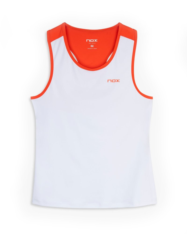 Canottiera Nox Femminile Bianco/Blu Blu Navy 2026