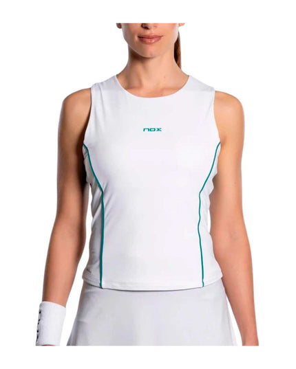 Canotta Nox Pro Donna Bianco Verde