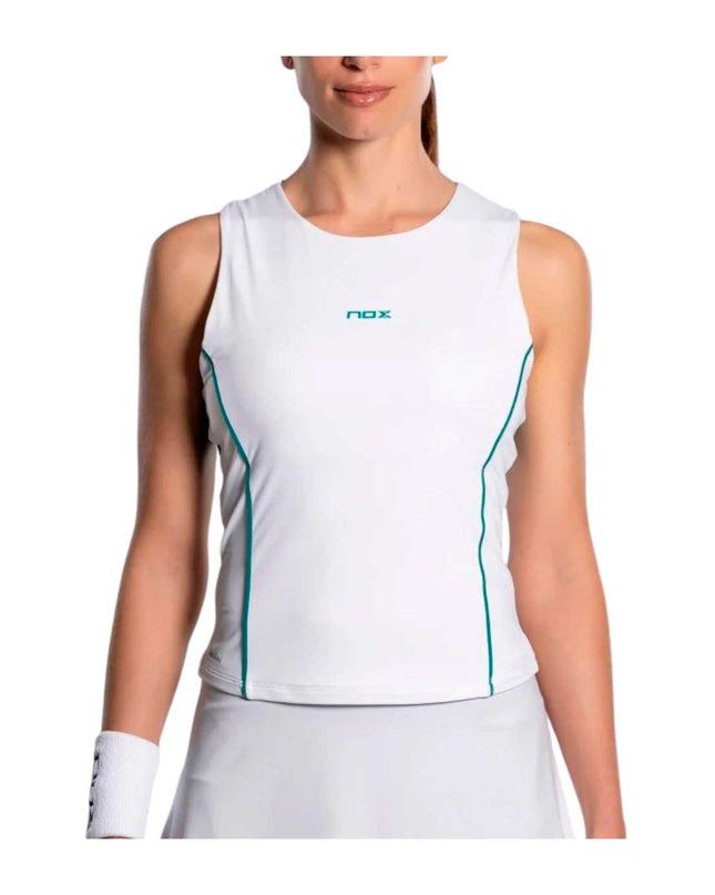 Canotta Nox Pro Donna Bianco Verde