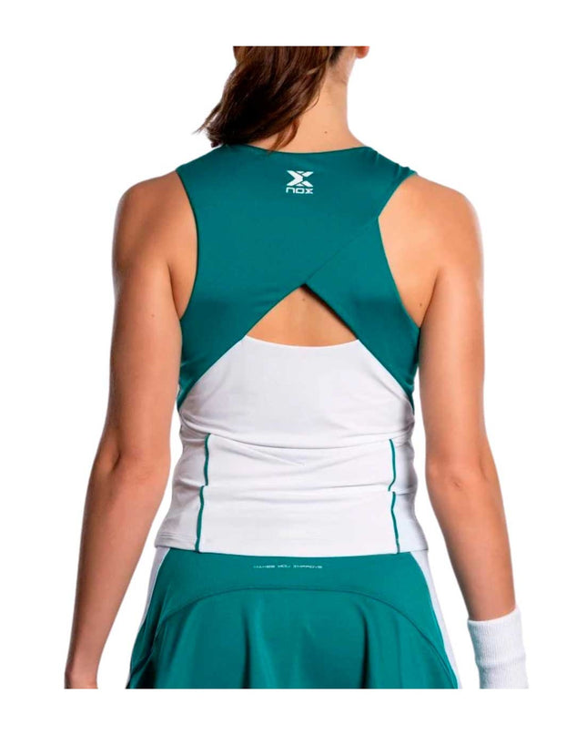 Canotta Nox Pro Donna Bianco Verde