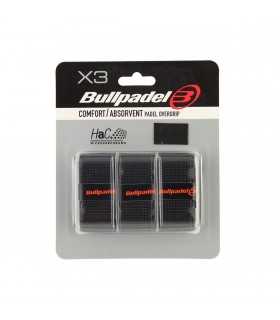 Confezione da 3 overgrip Bullpadel GB1201 Nero