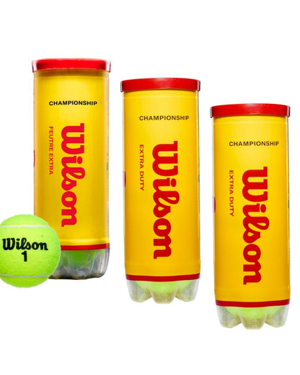 3 TUBI di palline Wilson Championship