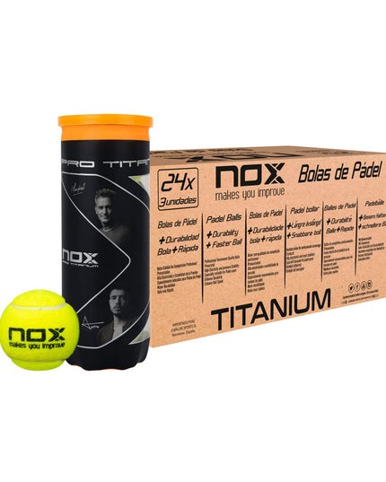 Nox Padel Pro Titanium 24 barattoli