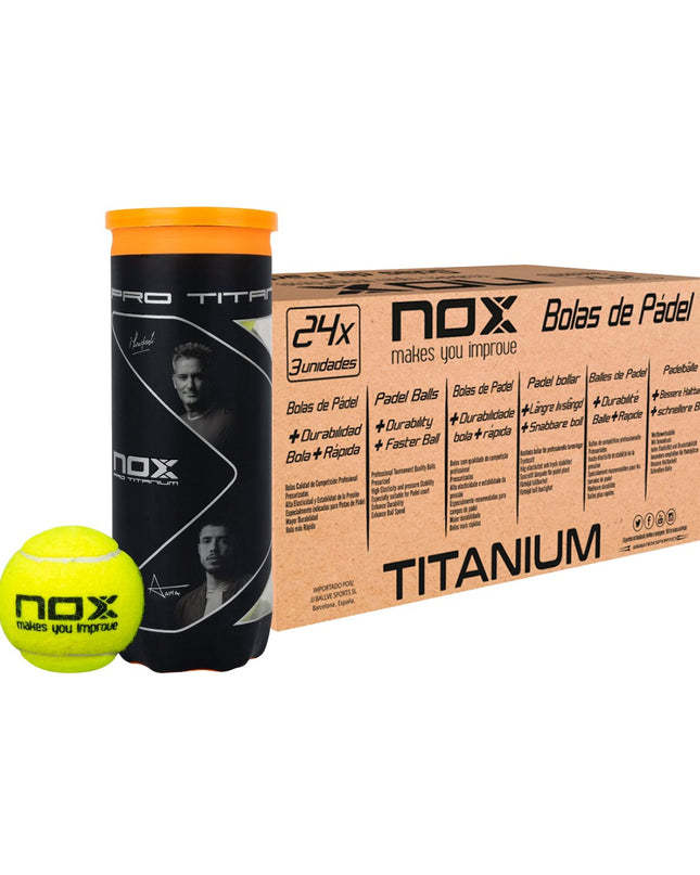 Nox Padel Pro Titanium 24 barattoli