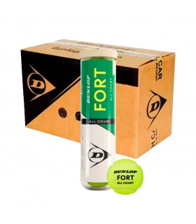 Dunlop Fort All Court Scatola di palline da 4 palline in lattina