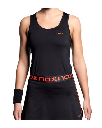 Maglietta Nox Padel Team Donna Nero