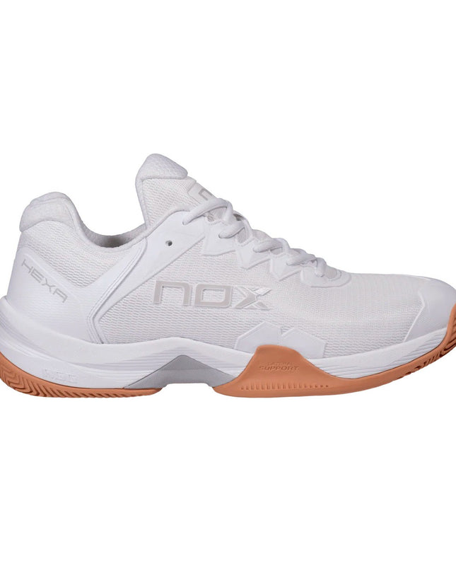 Scarpe da padel Nox ML10 Hexa Bianco Suola Caramello