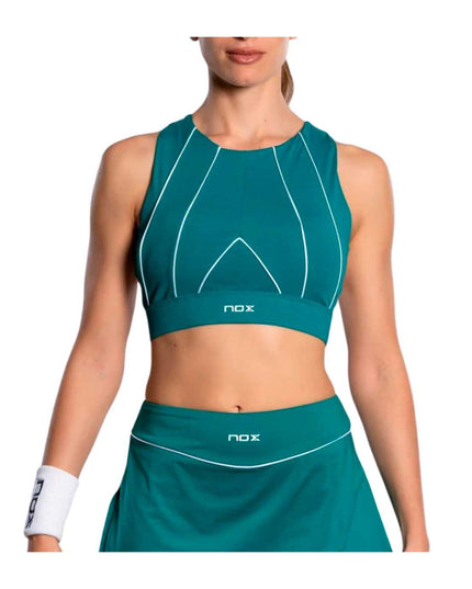 Top Nox Pro Donna Verde Bianco
