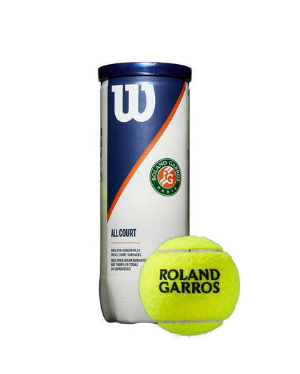 Wilson Roland Garros 3-Ball Set per tutti i campi da gioco TENNIS
